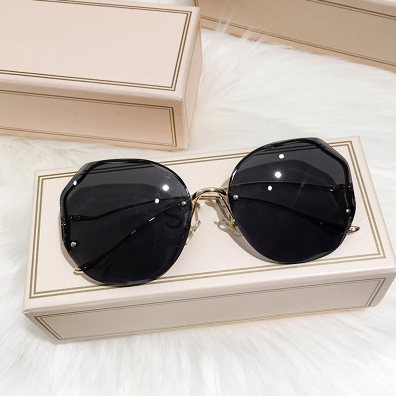 Breathable women’s sunglasses – boho ombre design, for sunny days