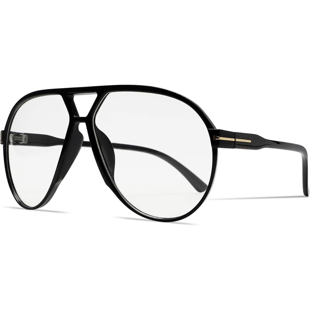 Lightweight unisex aviator sunglasses – oversized square lenses, lightweight frame, for summer 2025