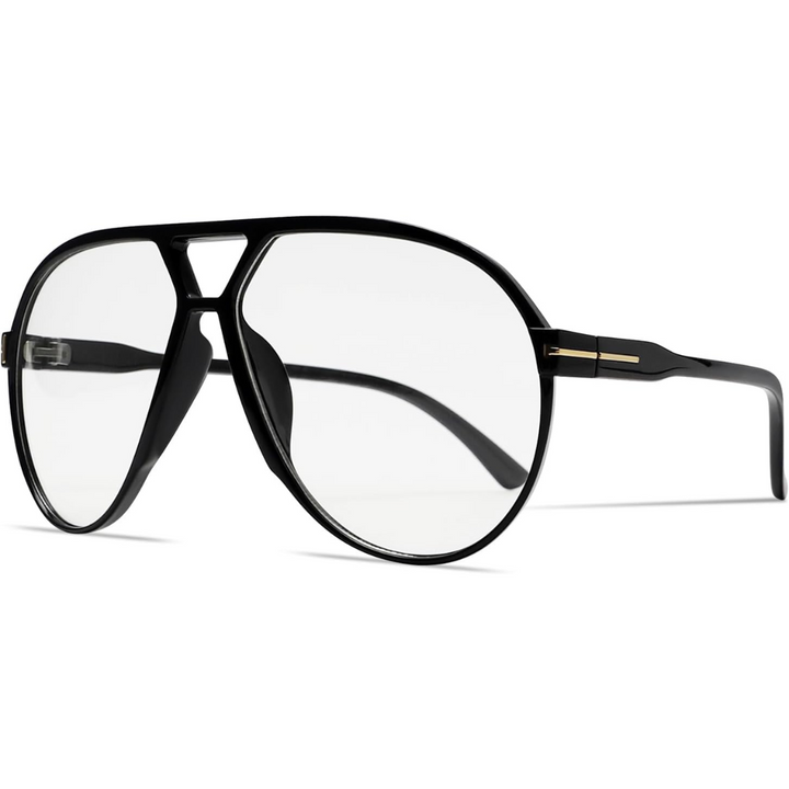 Lightweight unisex aviator sunglasses – oversized square lenses, lightweight frame, for summer 2025