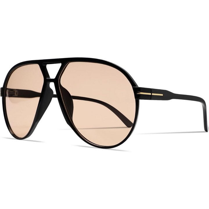 Lightweight unisex aviator sunglasses – oversized square lenses, lightweight frame, for summer 2025