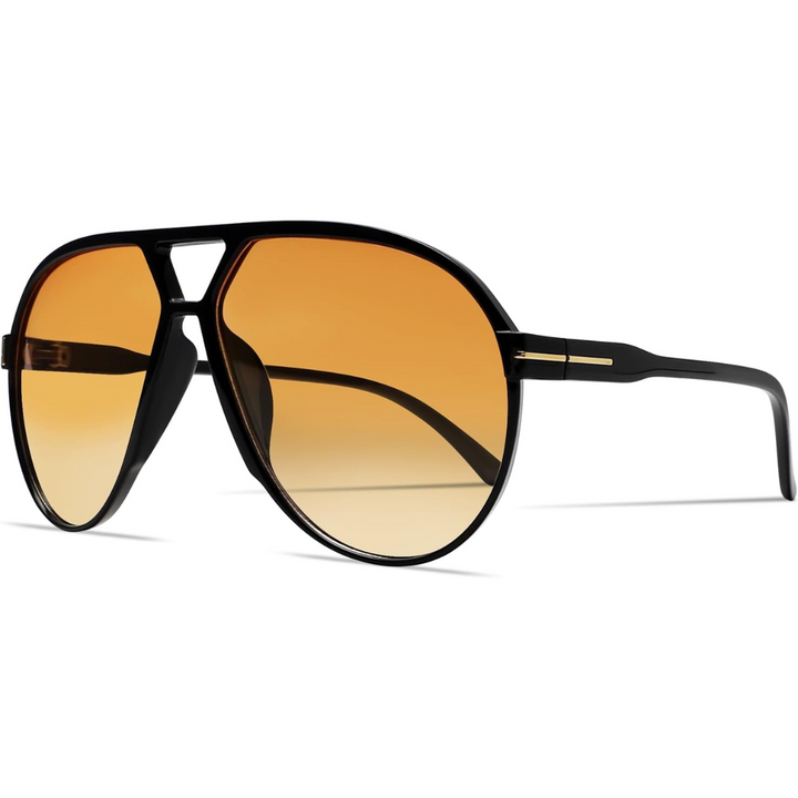 Lightweight unisex aviator sunglasses – oversized square lenses, lightweight frame, for summer 2025