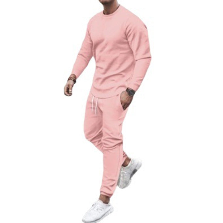 Breathable men’s tracksuit – slim fit, cotton blend, for casual and sport activities