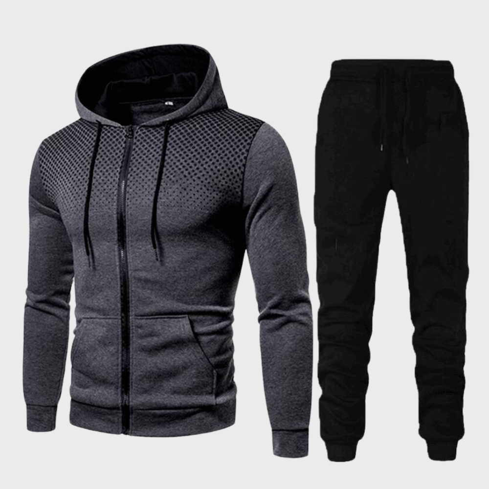 Breathable men’s tracksuit – slim fit, soft fabric, for sports and leisure
