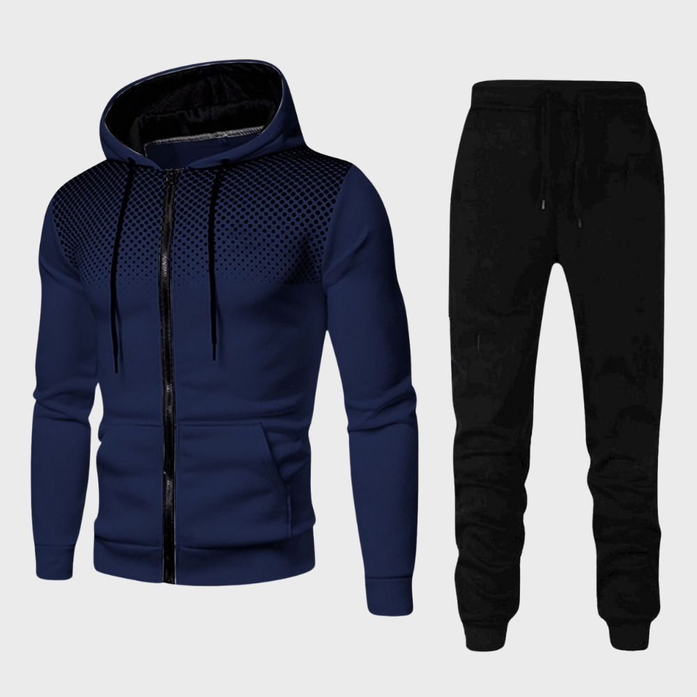 Breathable men’s tracksuit – slim fit, soft fabric, for sports and leisure