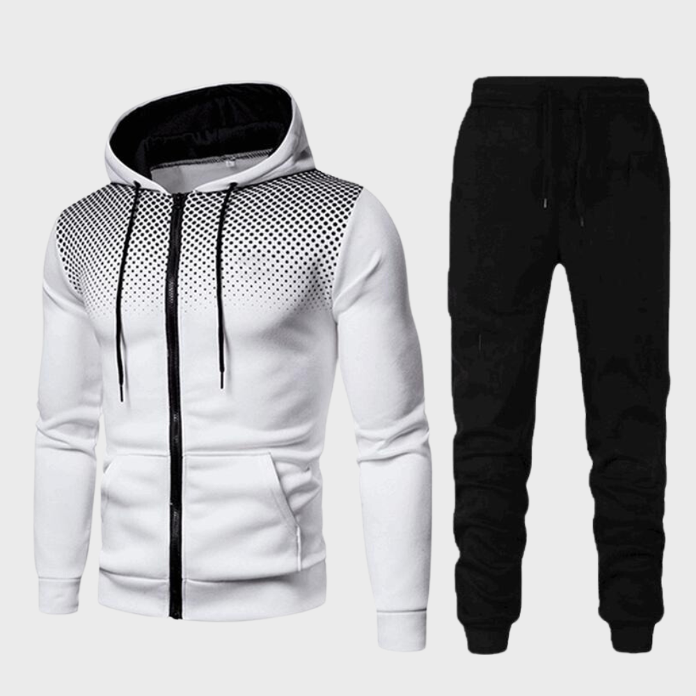 Breathable men’s tracksuit – slim fit, soft fabric, for sports and leisure