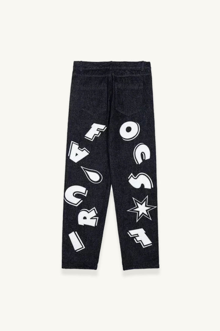 Custom Baggy Jeans for Women and Men - Personalized Loose Fit Denim with Vintage Distressing and Unique Designs
