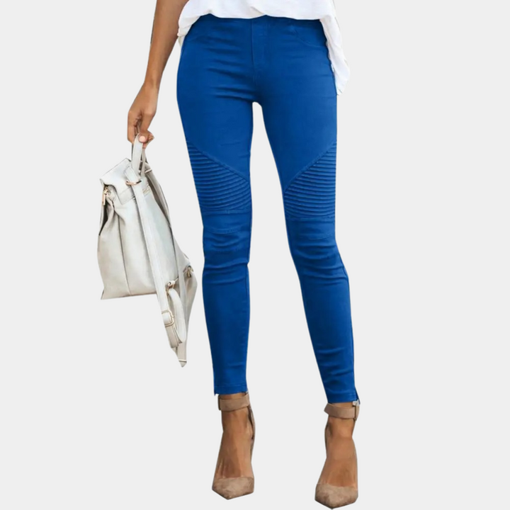 Comfortable women’s high-waisted jeggings – stretchy, fitted design, for everyday and evening wear