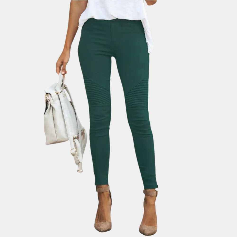 Comfortable women’s high-waisted jeggings – stretchy, fitted design, for everyday and evening wear