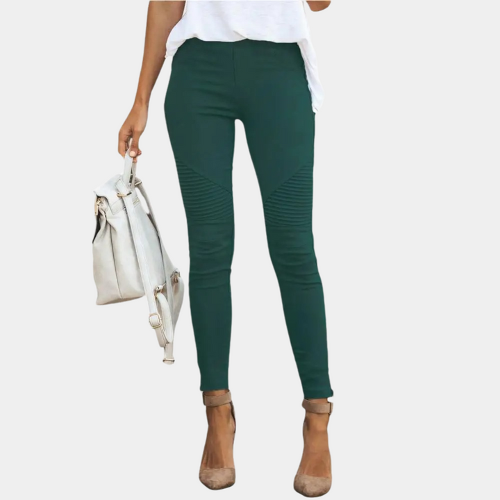 Comfortable women’s high-waisted jeggings – stretchy, fitted design, for everyday and evening wear
