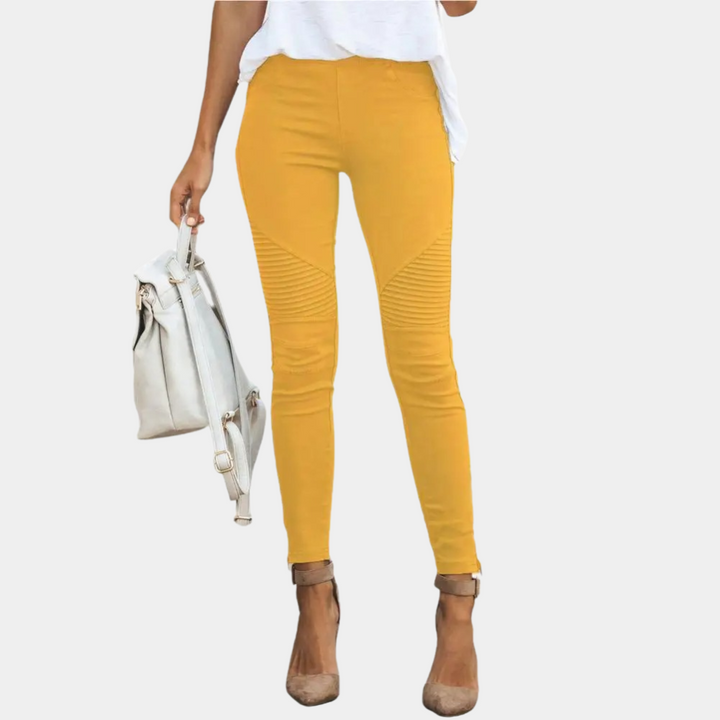 Comfortable women’s high-waisted jeggings – stretchy, fitted design, for everyday and evening wear