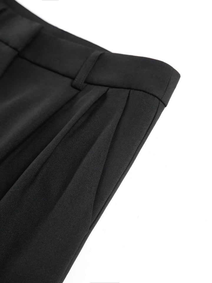 Breathable women’s wide-leg trousers – relaxed fit, easy-care fabric, for casual and office wear