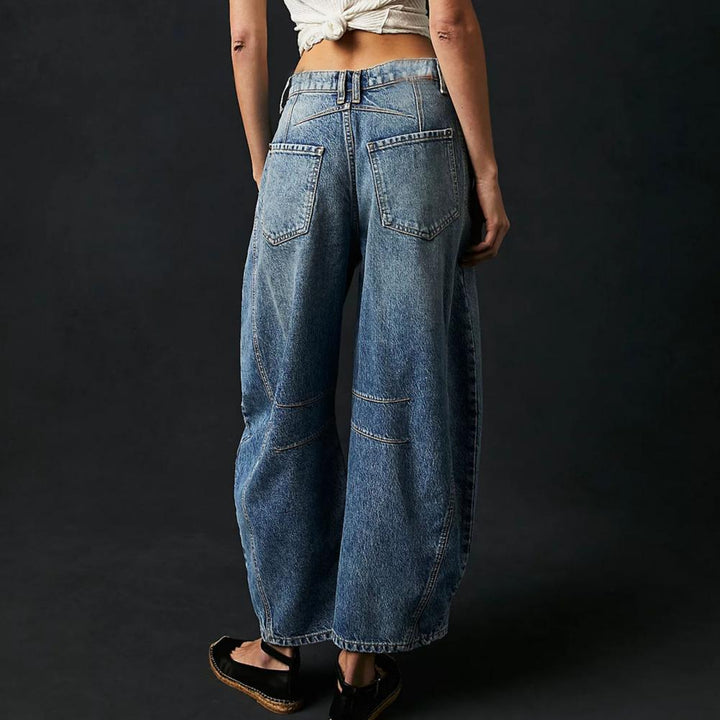 Comfortable &amp; Relaxed women’s wide-leg jeans – loose fit, denim, for everyday wear