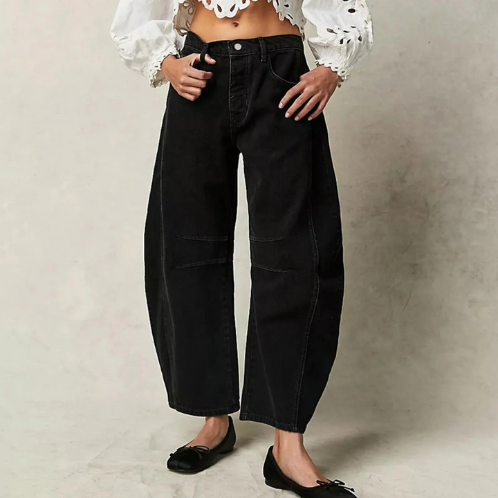 Comfortable &amp; Relaxed women’s wide-leg jeans – loose fit, denim, for everyday wear