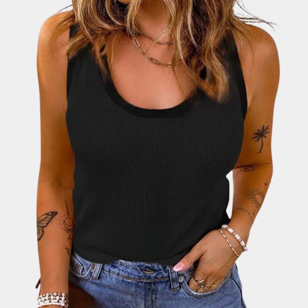 Breathable women’s tank top – casual fit, soft cotton, for everyday wear