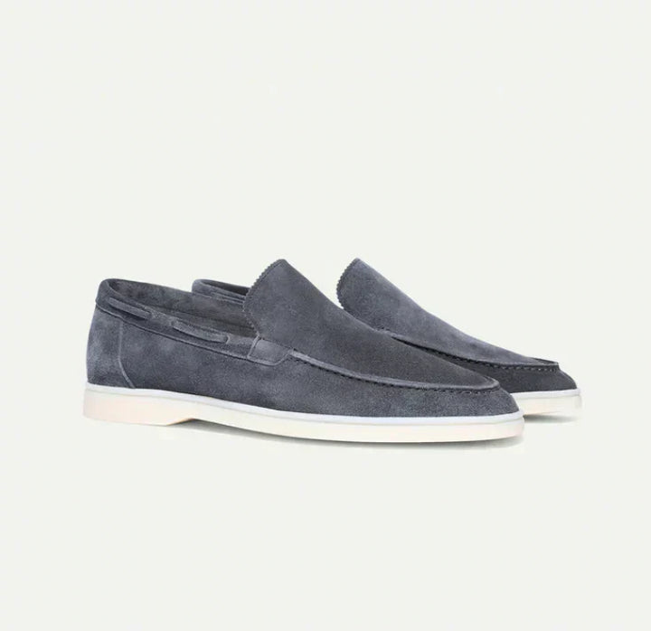 Classic Suede Moccasins for Men and Women, Comfortable Slip-On Moccasin Shoes in Standard Sizes