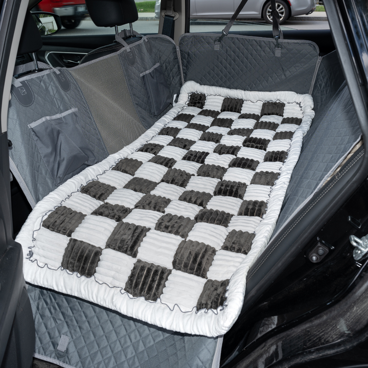 Car Seat Cover Hammock Waterproof Protector With Storage Pockets And Mesh Window For Cars And Trucks Fall 2025 Gift
