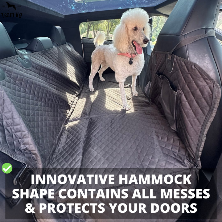 Car Seat Cover Hammock Waterproof Protector With Storage Pockets And Mesh Window For Cars And Trucks Fall 2025 Gift