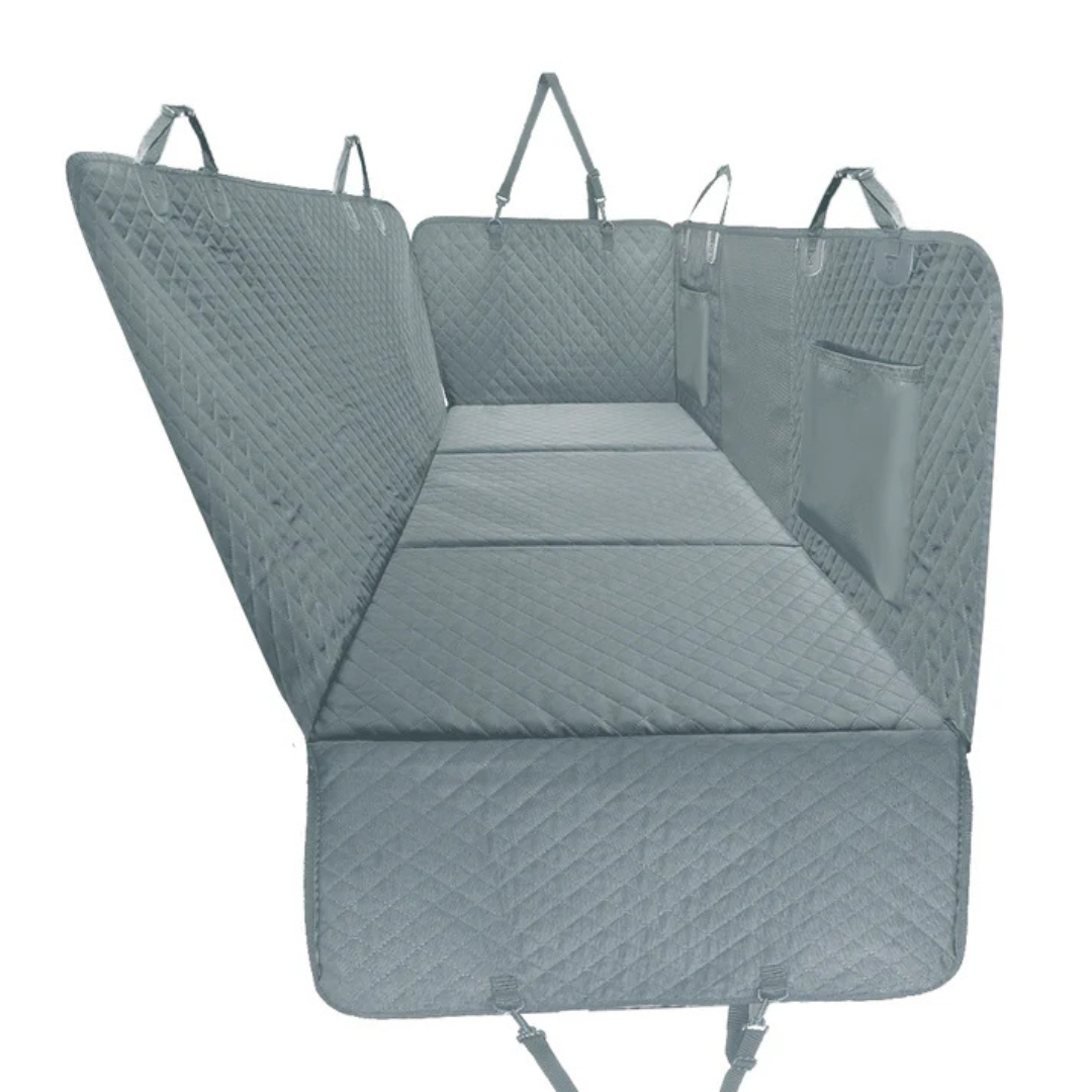 Car Seat Hammock Cover, Waterproof Non Slip Backseat Protector With Pockets, Free Safety Belt, Fall 2025 Travel
