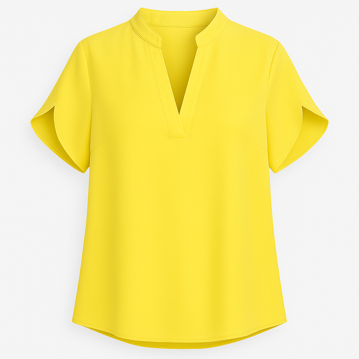 Summer Tops For Women Blouse V Neck Short Sleeve Loose White Shirts Fashion