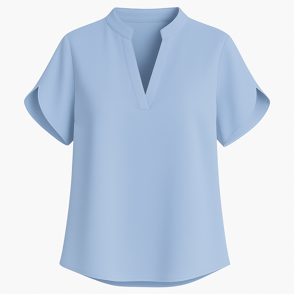 Summer Tops For Women Blouse V Neck Short Sleeve Loose White Shirts Fashion