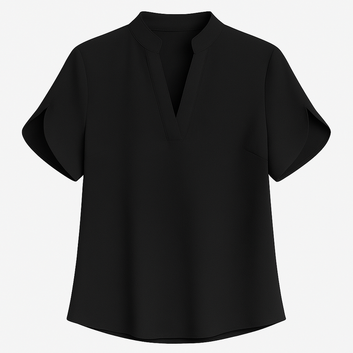 Summer Tops For Women Blouse V Neck Short Sleeve Loose White Shirts Fashion