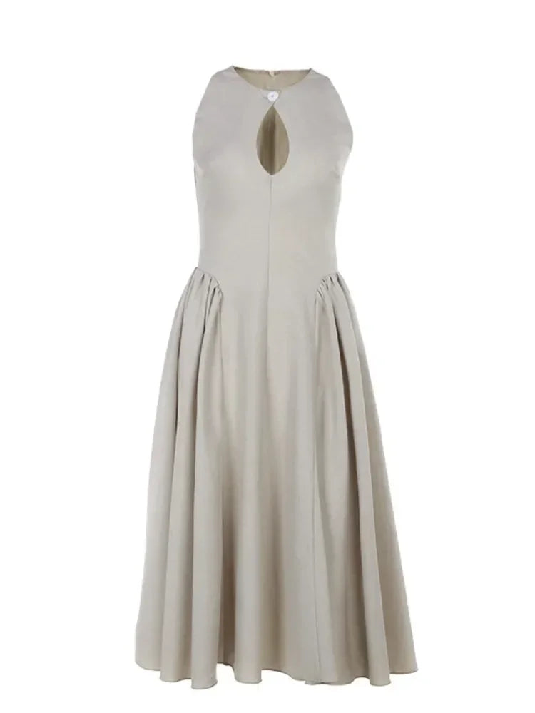 Elegant A-Line Sleeveless Women&