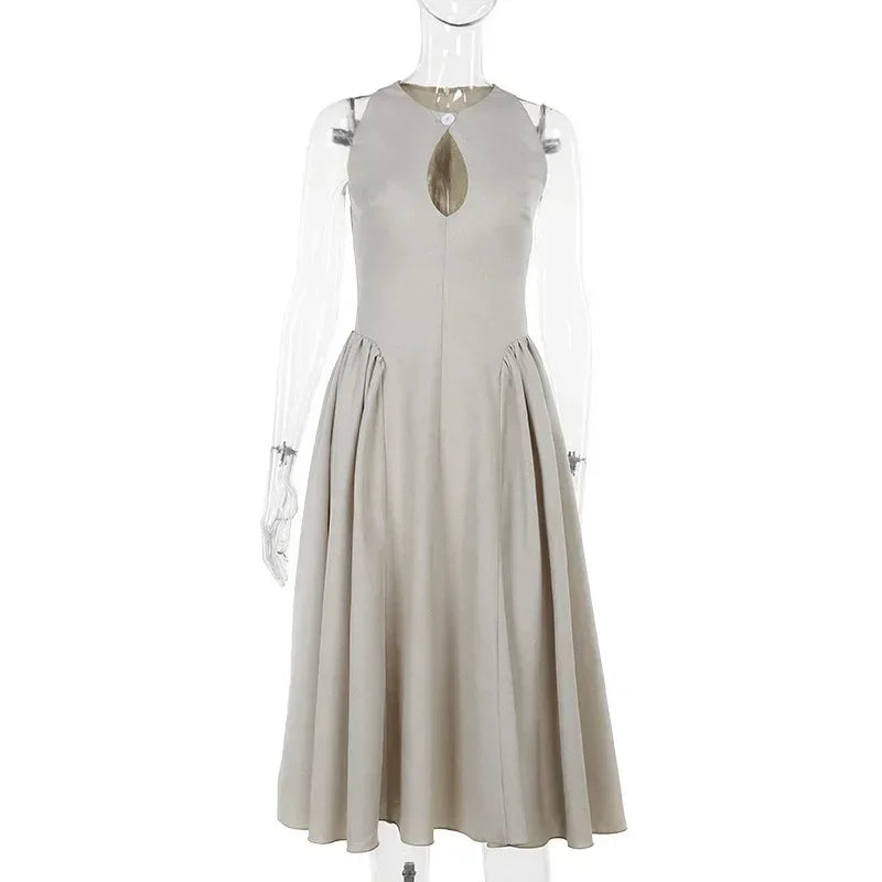 Elegant A-Line Sleeveless Women&