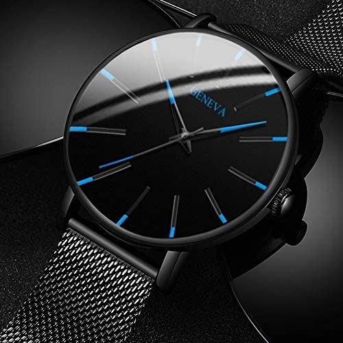 Slim men’s business watch – minimalist design, stainless steel, for everyday and formal occasions