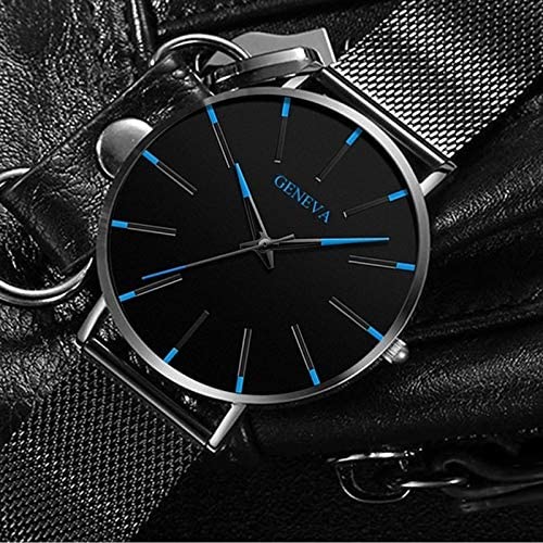 Slim men’s business watch – minimalist design, stainless steel, for everyday and formal occasions