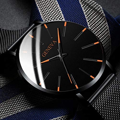 Slim men’s business watch – minimalist design, stainless steel, for everyday and formal occasions