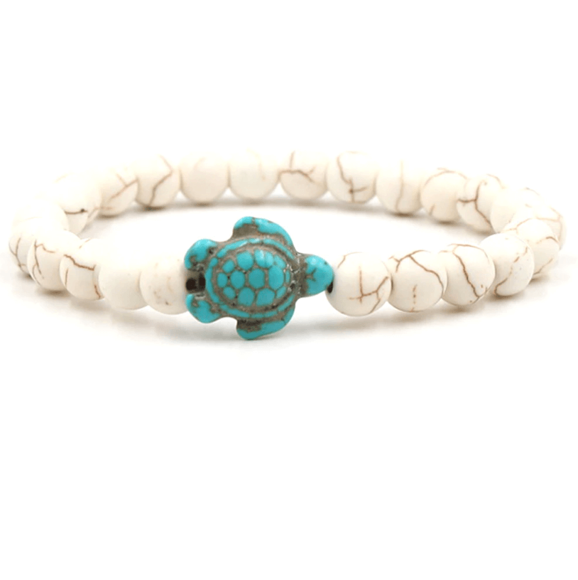 Empowering unisex gemstone bracelet – elastic design, zinc alloy, for beach outings