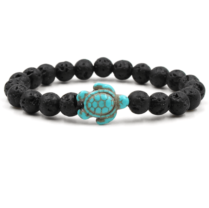 Empowering unisex gemstone bracelet – elastic design, zinc alloy, for beach outings
