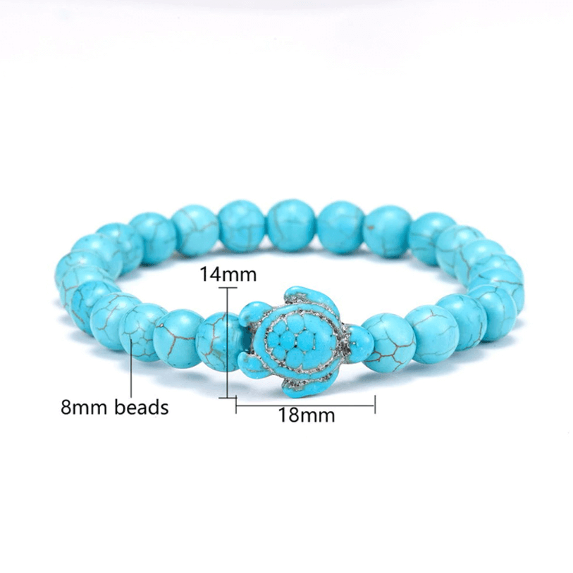 Empowering unisex gemstone bracelet – elastic design, zinc alloy, for beach outings