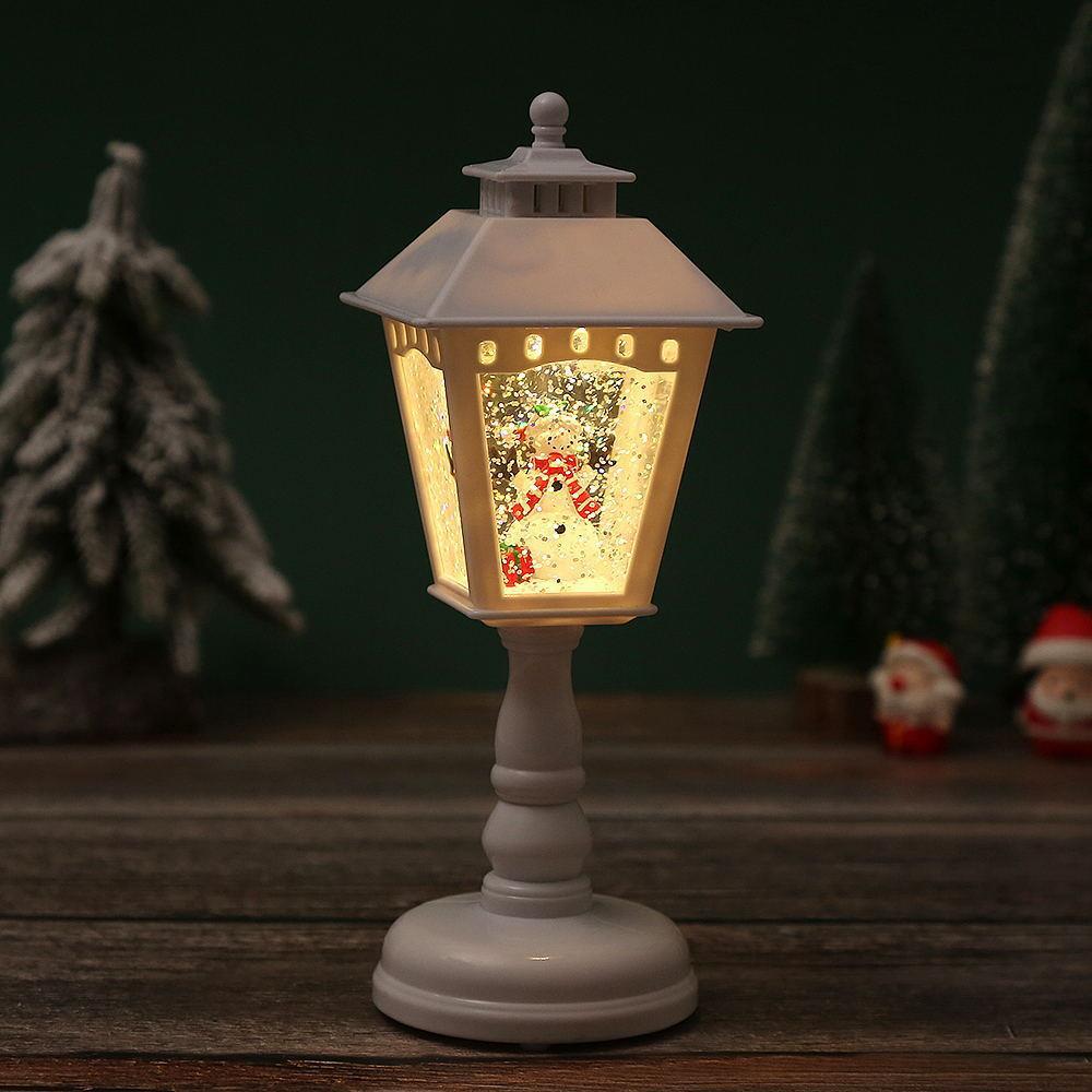 Illuminated Christmas Night Light Table Lamps - Santa, Snowman &amp; Tree Decorations