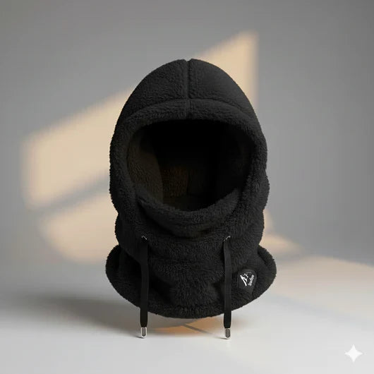 Warm &amp; Cozy Balaclava Hood – Full-Face Fleece Balaclava with Drawstring