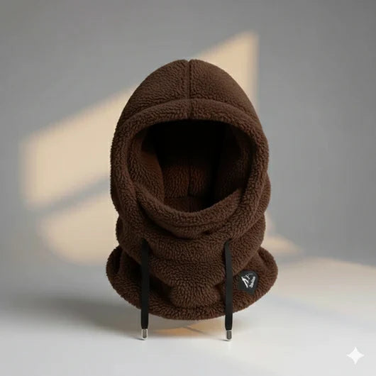 Warm &amp; Cozy Balaclava Hood – Full-Face Fleece Balaclava with Drawstring