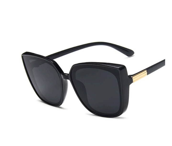 Glamorous women’s cat-eye sunglasses – vintage design, plastic, for summer 2025