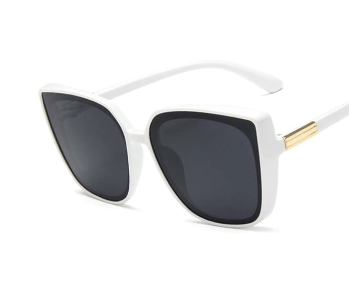 Glamorous women’s cat-eye sunglasses – vintage design, plastic, for summer 2025
