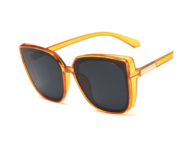 Glamorous women’s cat-eye sunglasses – vintage design, plastic, for summer 2025
