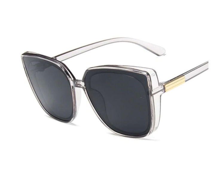 Glamorous women’s cat-eye sunglasses – vintage design, plastic, for summer 2025