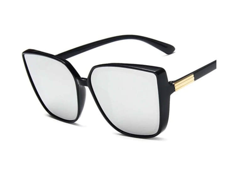 Glamorous women’s cat-eye sunglasses – vintage design, plastic, for summer 2025