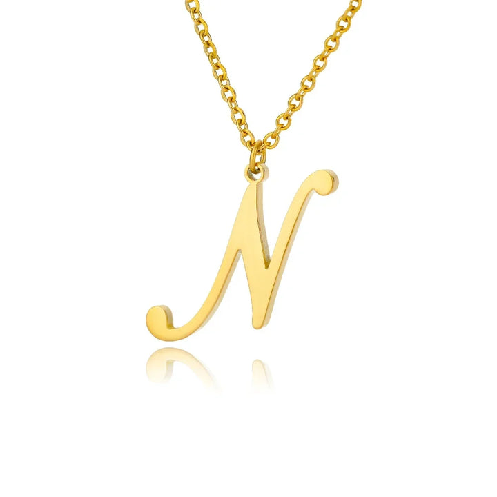 Personalized Gold Initial Necklace - Elegant Minimalist Gift for Women, Weddings &amp; Anniversaries