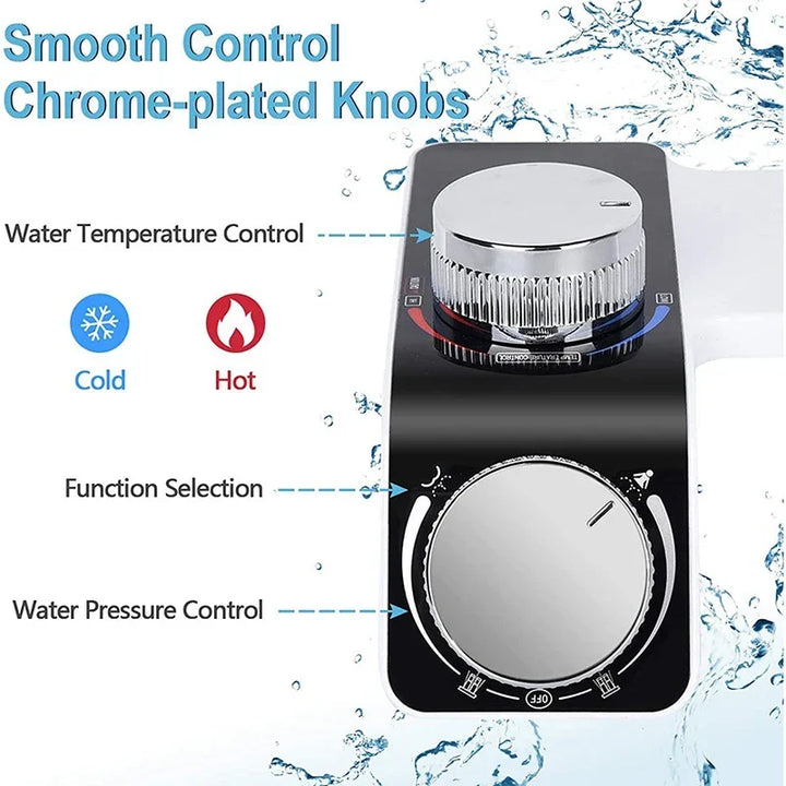 Bidet Toilet Seat Attachment Dual Nozzle Self Cleaning Non Electric Fall 2026 Home Upgrade