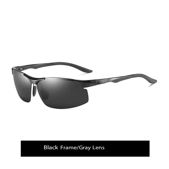 Sunglasses Photochromic Polarized UV400 Rimless Driving Glasses, Day Night Vision, Lightweight Frame VT2173