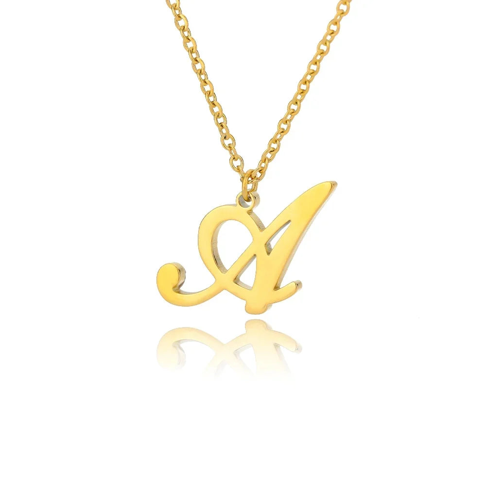 Personalized Gold Initial Necklace - Elegant Minimalist Gift for Women, Weddings &amp; Anniversaries