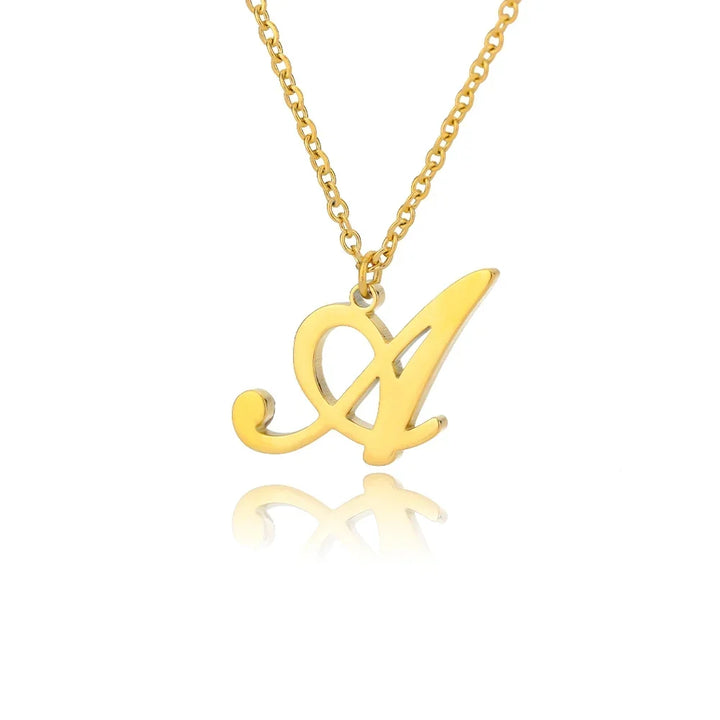 Personalized Gold Initial Necklace - Elegant Minimalist Gift for Women, Weddings &amp; Anniversaries