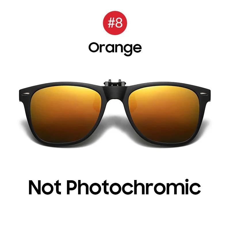 Photochromic Sunglasses Flip-Up Clip-On Polarized Lenses for Driving Summer 2026 Trend Gift Idea