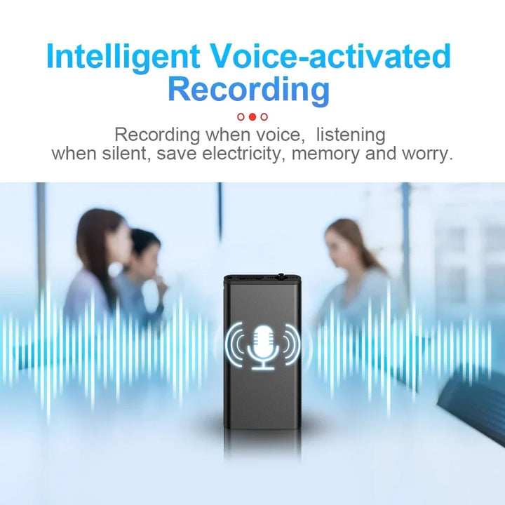 Voice Recorder Ultra Thin Mini Digital Dictaphone Compact