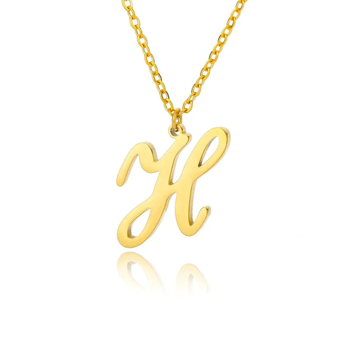 Personalized Gold Initial Necklace - Elegant Minimalist Gift for Women, Weddings &amp; Anniversaries