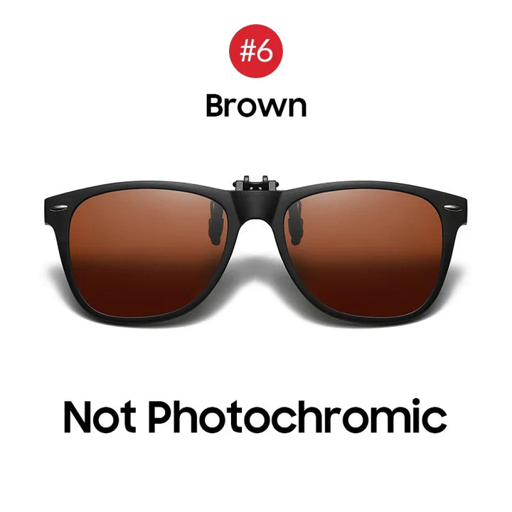 Photochromic Sunglasses Flip-Up Clip-On Polarized Lenses for Driving Summer 2026 Trend Gift Idea